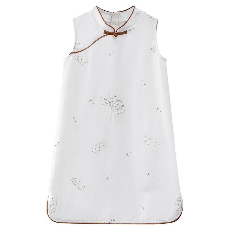 Hacikis Girls' Summer Cool Qipao Vest Dress