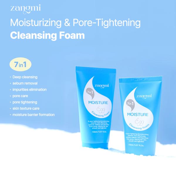 Zangmi Moisture Cleansing Foam 150ml (3 Options)
