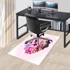 Office Rug Valentine's Day, Cats Theme 3D Printed Anti-Slip Rug-Machine Washable for Living Room
