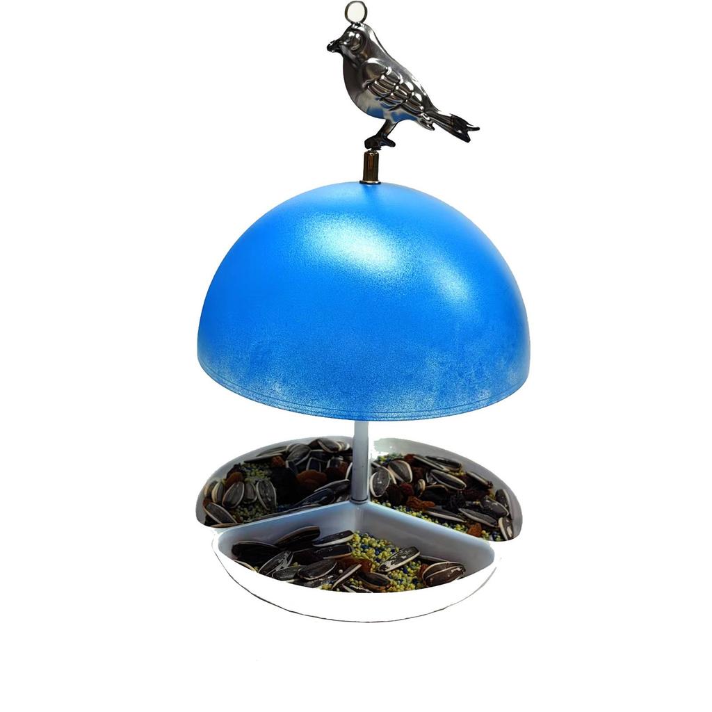 Feeder Dome Bird Feeder For Small Birds - Feeder For Mealworms -  Bird Feeder Dome Cover Outdoor Bird Feeder