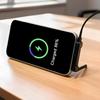 Seitlicher Handy-Ladegerät, Unsichtbares Ladekabel mit Ständer, Integriertes Ladekabel mit Handy-Ständer, Faltbarer Handy-Ständer 2-in-1 Halter