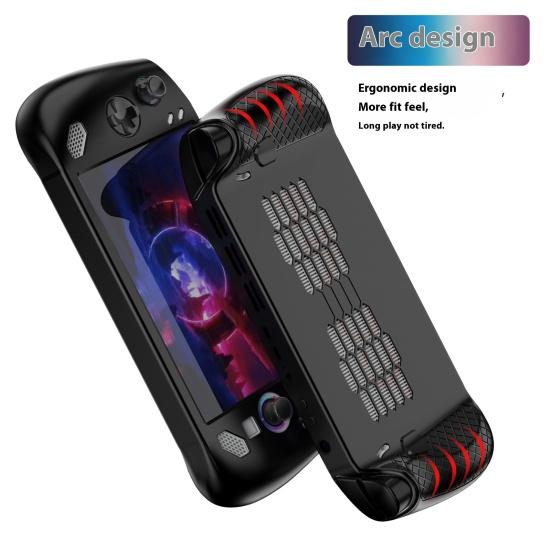 Game Console Protective Cover Silicone Case Shockproof Impact Resistant Simple Installation Game Console Protector for Legion Go S