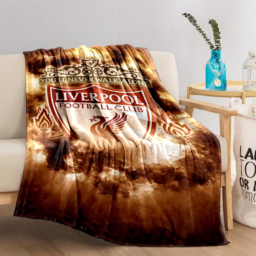 Liverpool Football Club Logo Blanket Design Blanket, Suitable for Use In the Bedroom, Living Room, On the Sofa