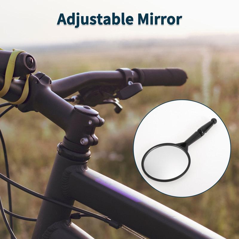 X Autohaux Universal Bicycle Rearview Mirror 7.5cm Front for Bicycle Mountain Road Bike 1Pc