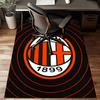 Milan Football club Printed Office Carpet Chair Cushion  Entryway Rug, Rugs for Living Room, Bedroom Christmas gifts