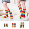 High-quality Striped Cotton Socks Cotton Women Toe Socks Rainbow Five Fingers Socks Women