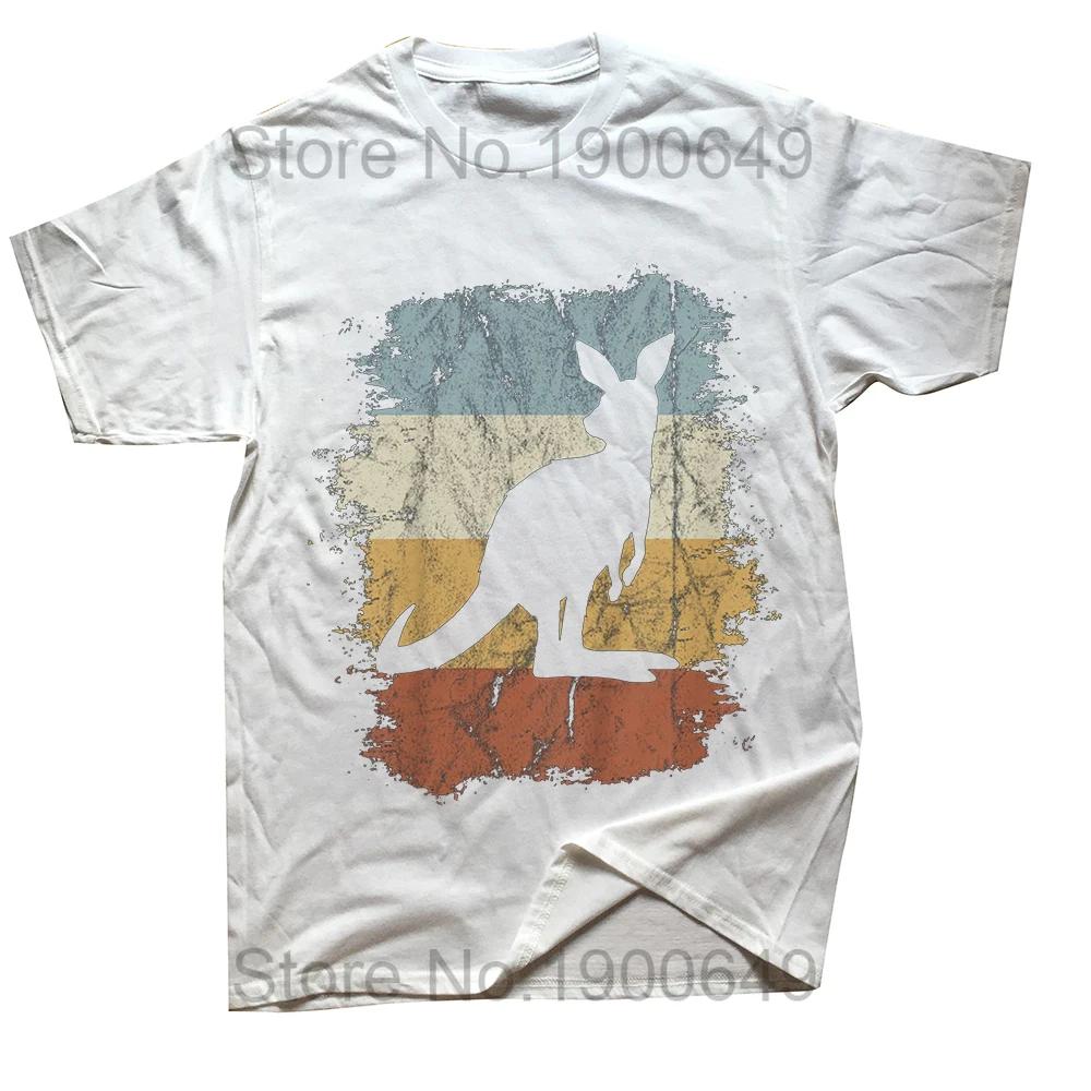 Funny Vintage Retro Kangaroo T Shirts Summer Style Graphic Cotton Streetwear Short Sleeve Birthday Gifts Tshirt Unisexs Clothing