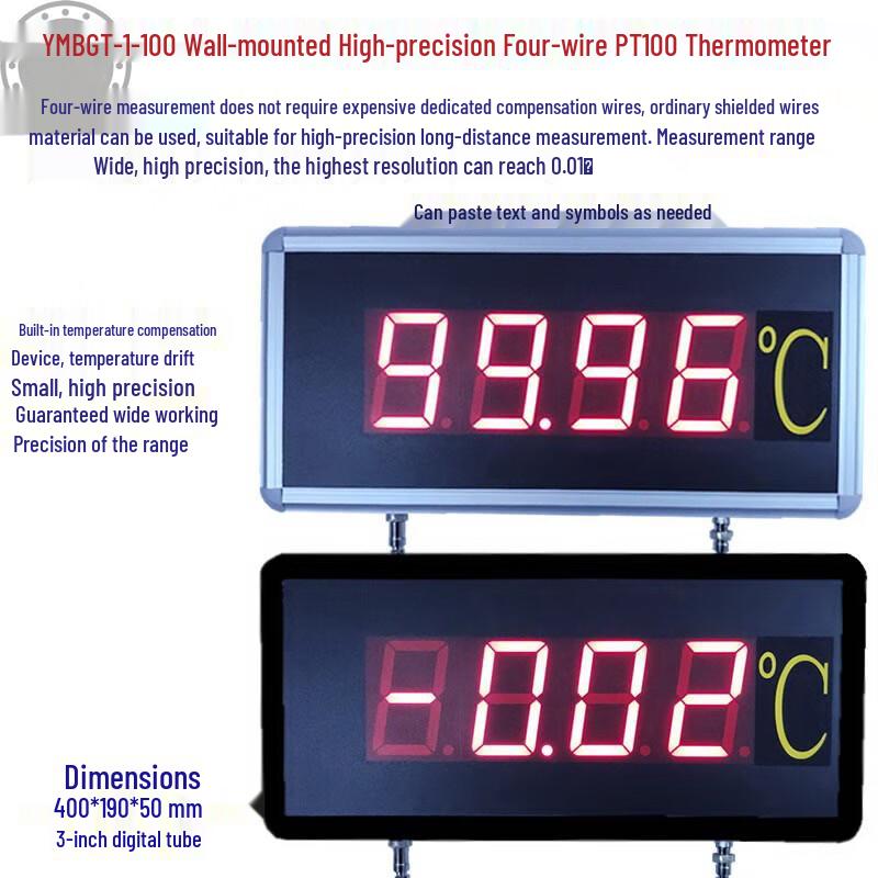 High Precision Wall-Mounted Large Screen Thermometer
