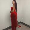 OS6923 Sexy europäisches und amerikanisches Perlen-Swing-Kleid – Herbst/Winter Damen-Nachtclub-Partymode