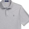 Polo Ralph Lauren SS24 Solid Color Small Pony Embroidered Straight Cut Short Sleeve Polo Shirt Men tops Steel-Gray MNPOKNI1N822946-020