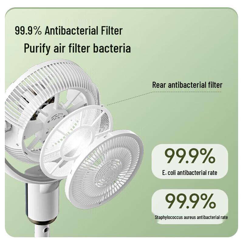 Midea FGA24TL Quiet Purifying Air Circulator Fan CN Plug (adapter Included)