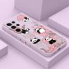 Flower Panda Phone Case For Samsung Galaxy S25 FE S24 S23 S22 S21 S20 S10 S10E Ultra Plus FE Note 20 Ultra Plus Cover