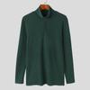 INCERUN Autumn Winter Men Turtleneck Long Sleeve Knitted Sweaters Casual Pullovers