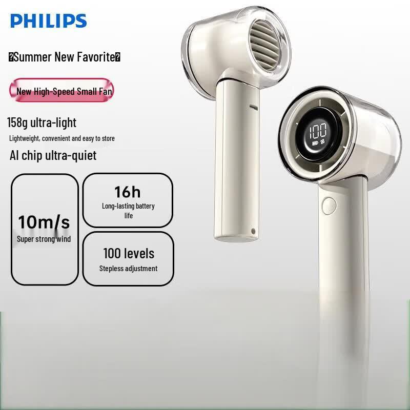Philips Portable Handheld Fan CN plug (adapter included)