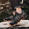 Mens Outdoor Hiking Shoes Off-Road Non Slip Anti Collision Breathable High Quality Mens Boots Lockless Casual Cycling Shoes 47