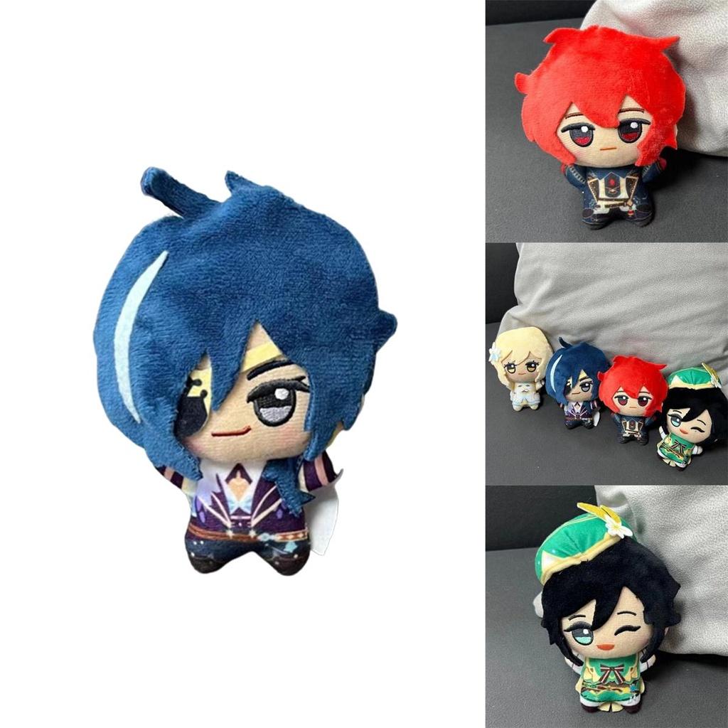 Genshin Impact Plüschpuppen Anhänger Venti Lumine Weich Gefüllt Schlüsselanhänger Geschenk