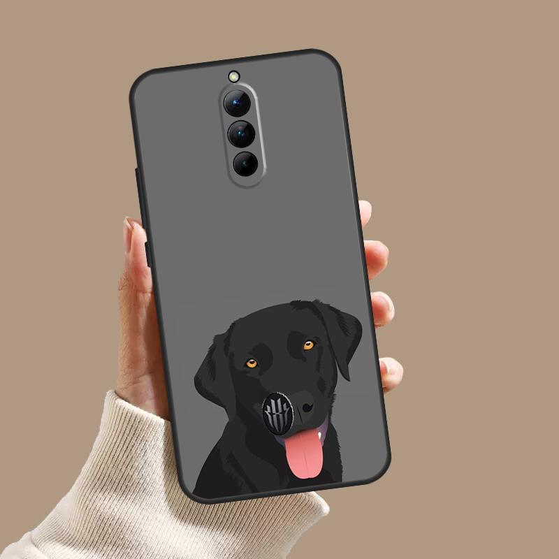 Black Labrador Dog Case For ZTE Nubia Red Magic 10 10S 9S 8S 8 9 11 Pro Plus 6 7 6S 7S Pro 5G 6R 10 Air Cover