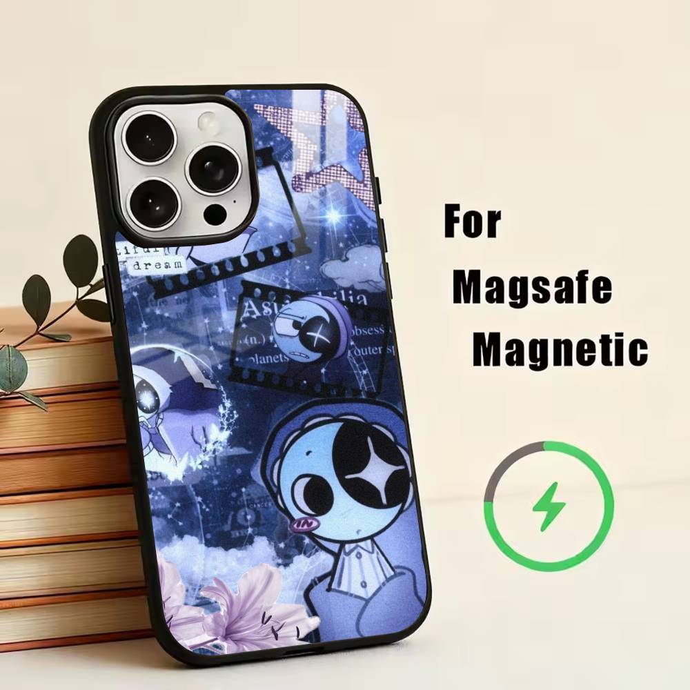 Cute Sprunki  Phone Case For iPhone17,16,15,14,13,12,11 Plus,Pro Magnetic For Magsafe Wireless Charging