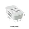 Transparent Food-Grade Fresh-Keeping Plastic Box with Lid for Refrigerator Use