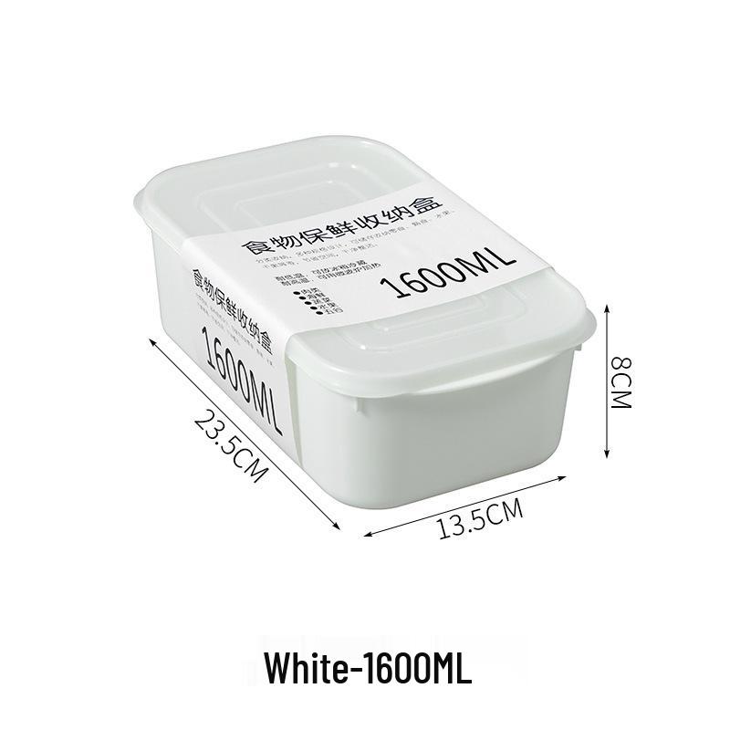 Transparent Food-Grade Fresh-Keeping Plastic Box with Lid for Refrigerator Use