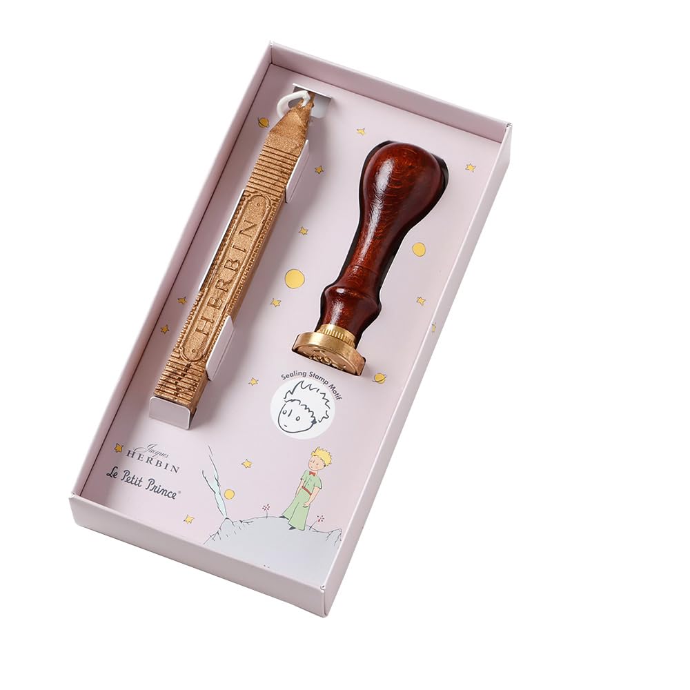 

Herbin The Little Prince Sealing Stamp & Wax Core Set (1 Stamp, 1 Wax, Special Box) [Traditional French Brand Founded in 1670] HERBIN hb40479lppt