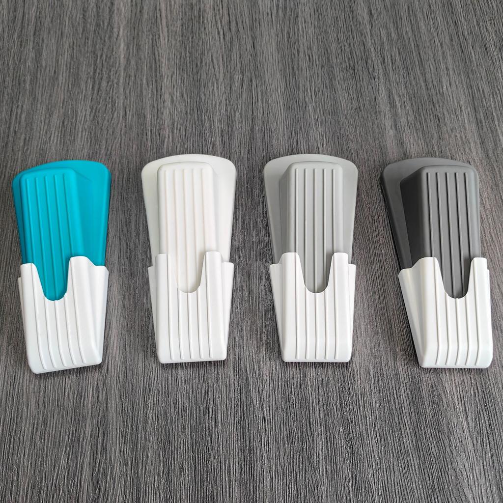 1/10Pcs Safety Silicone Door Stop Stoppers Block Texture Doorstops Door Stopper Home Office Door Retainer Anti-collision Stop