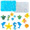 Einzigartige und lustige Silikonbackform Ozean-Thema Flexible Silikonform für hausgemachte Bastelarbeiten und Kuchenverzierungen
