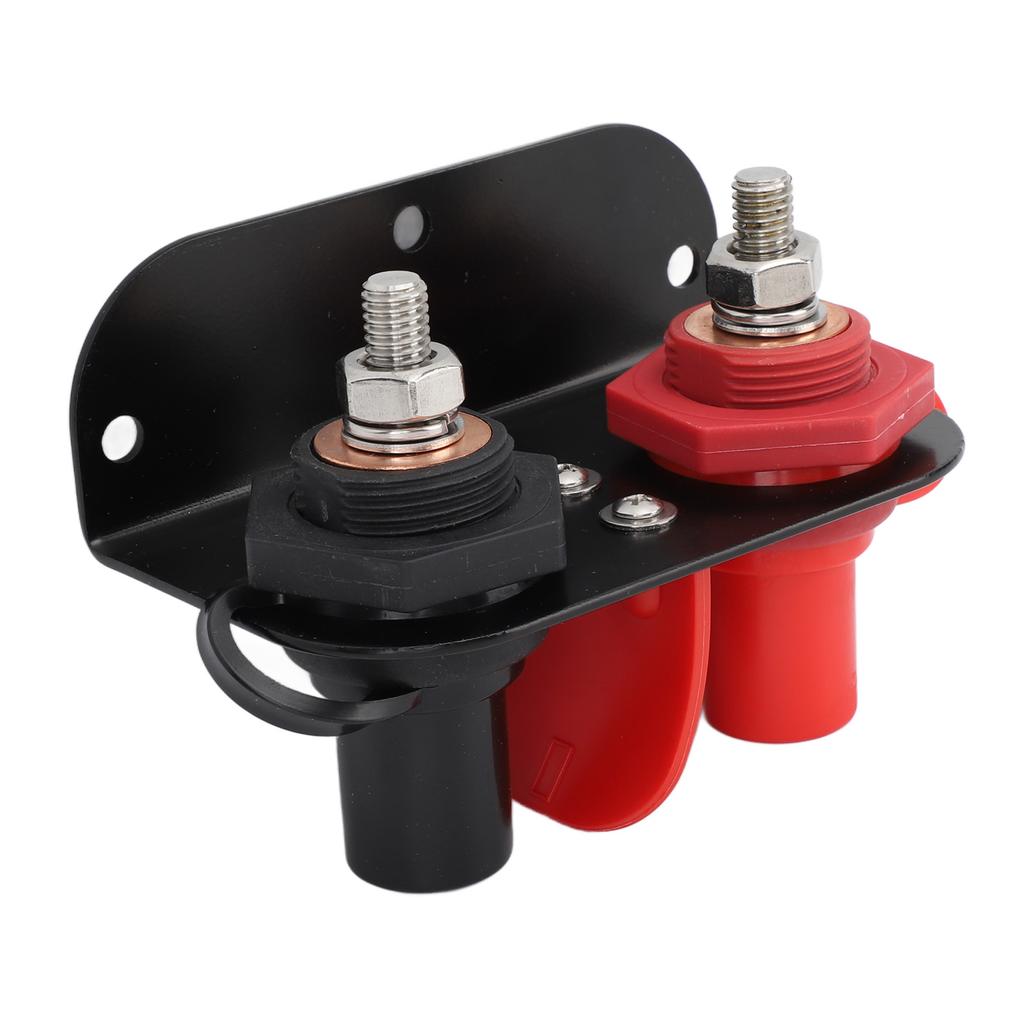 DC 12V Car Remote Battery Terminals M10x2 Battery Jump Post Relocation Kit for UTV ATV Car Trucks RV Tractor Mower