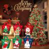 Stylish 5ps Christmas Handbag Design Party Paper Candy Gift Box