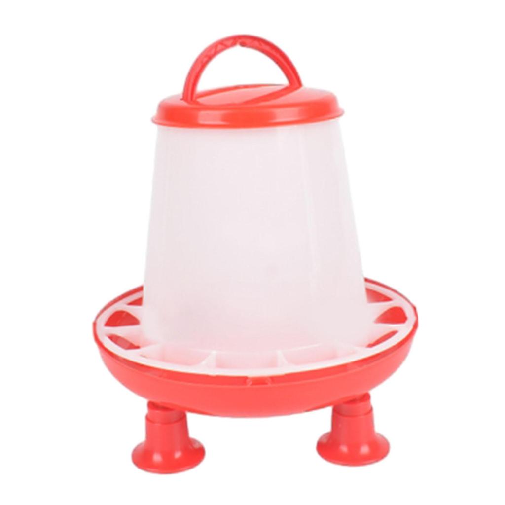 PP Chicken Feeder Automatic Pigeon Feeding Bucket Durable Bird Food Bowl for Backyard Farm Quail Hen Supplies