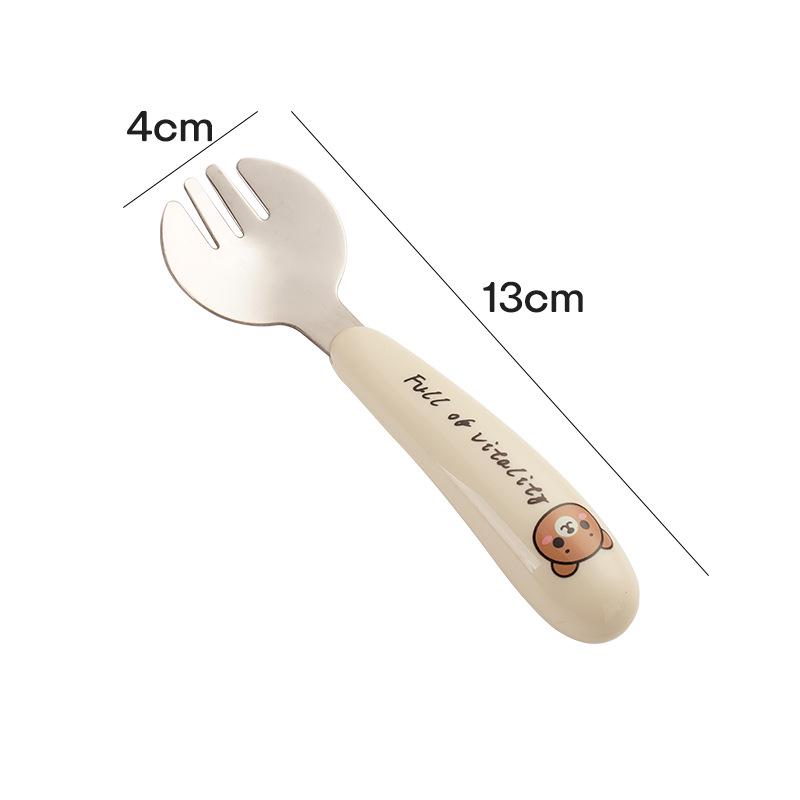 Kids Tableware Set: Anti-Fall Suction Bowl, Baby Plate, Training Chopsticks, Spoon & Fork