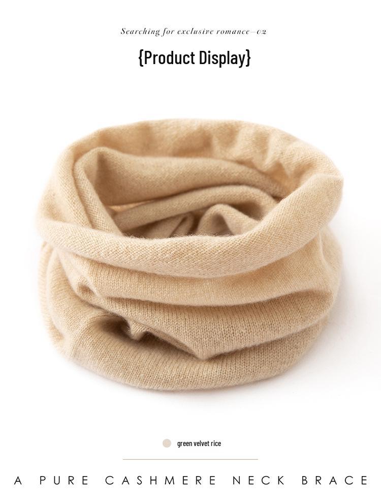Children's 100% Pure Cashmere Neck Warmer - Boys & Girls Autumn/Winter Style, Flat Knit Gaiter for Warmth & Protection.