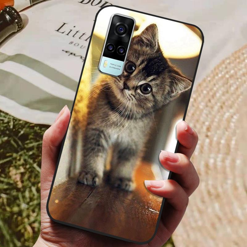 For Coque vivo Y31 2021 Case Silicon Back Cover Phone Case For Vivo V2036 Cases Soft bumper Funda for Vivo Y 31 VivoY31 2021 Bag