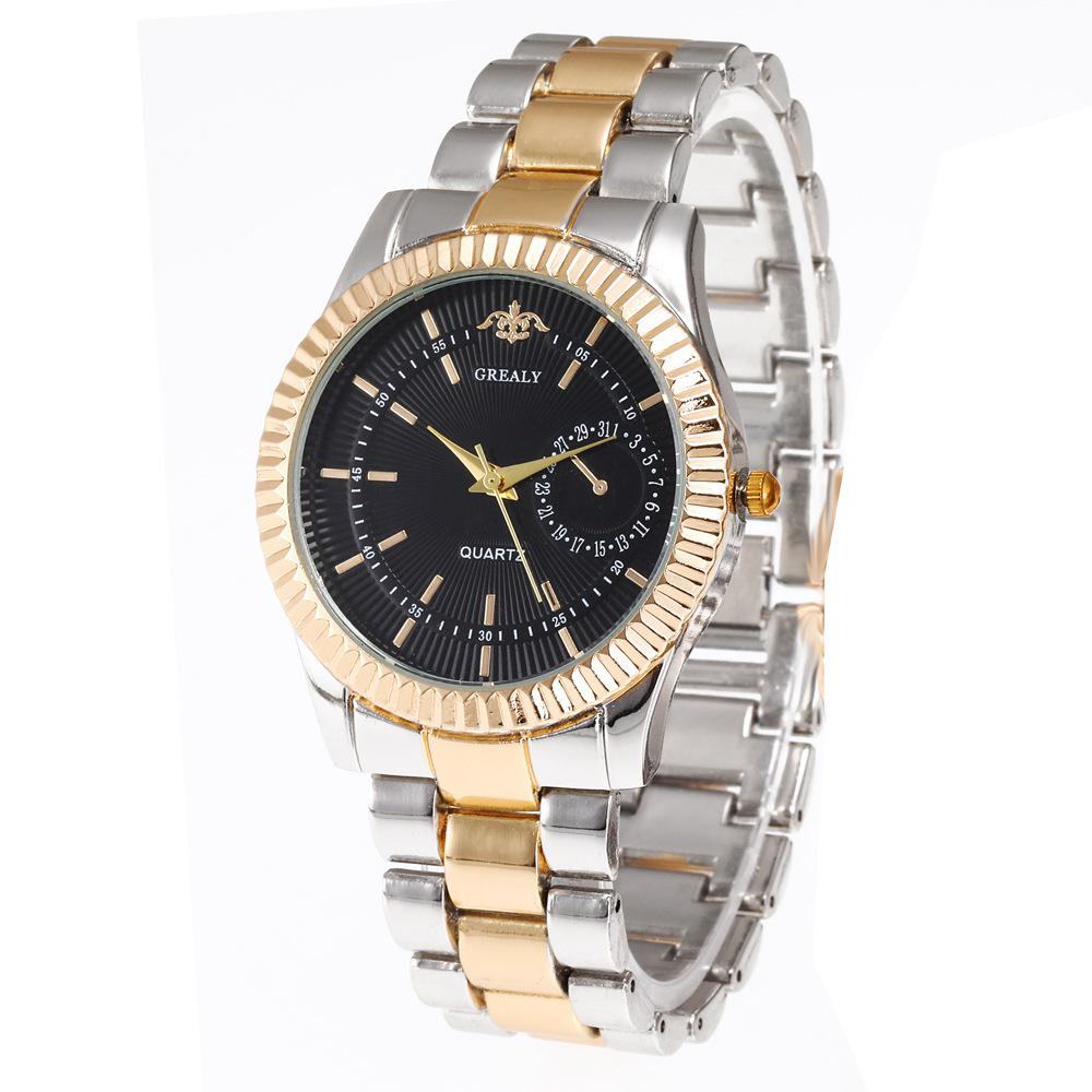 Women's & Men's Fashion Quartz Watch with Alloy Strap