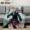 Ga-Rei: Zero 2D Flat Pattern Flannel Blanket High Quality All Seasons Warmth and Comfort Perfect for Christmas Gifts.P260914495