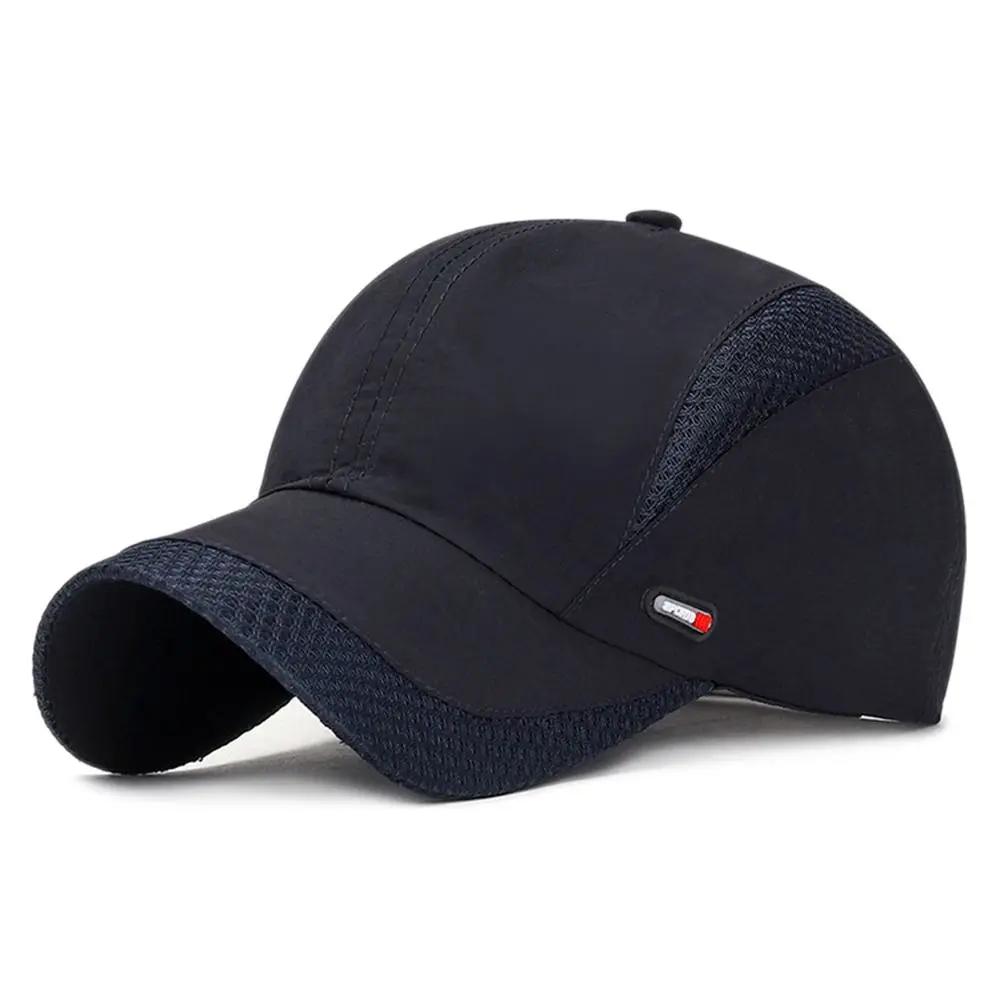 Unisex Baseball Cap Cotton Snapback Hats Cotton Quick Dry Baseball Cap Snapback Hats Mesh Sun Hat Quick Dry