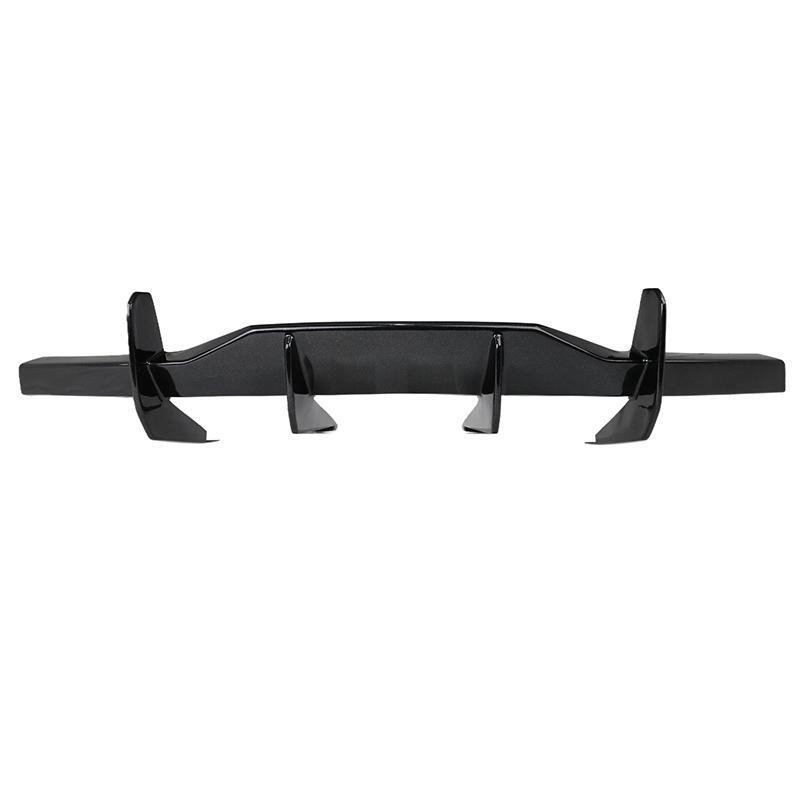 

For Chevrolet/Chevy Corvette C8 2020-2026 High Quality ABS Stingray/Z51 Model Car Rear Bumper Lip Spoiler Body Kit Glossy Black