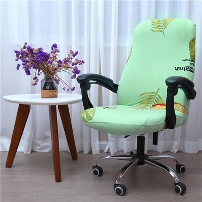 Office Rotating Computer Chair Cover Elastic Printed Chair Covers Anti-dirty Washable Lift Seat Protector Case for Meeting Room