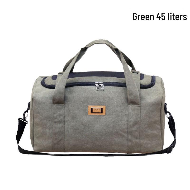 Stor Kanvas Resväska för Män & Kvinnor: Perfekt för resor, flytt, packning eller graviditetsbehov