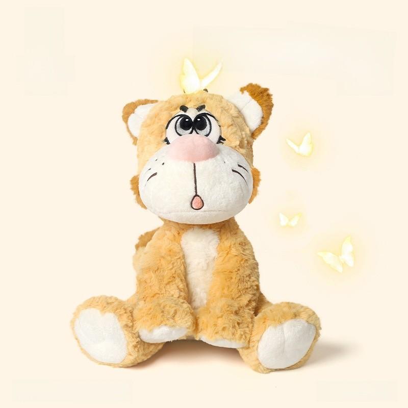

Tiger Plush Toy With Pp Cotton Filling For Kids Girls Boys Sleep Pillow Gift