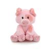Søt Rosa Prikket Gris Plysjleke Høy Kvalitet Myk Fleece Fylt Dyredukke for Barnerom Dekorasjon Baby Trøsteleke