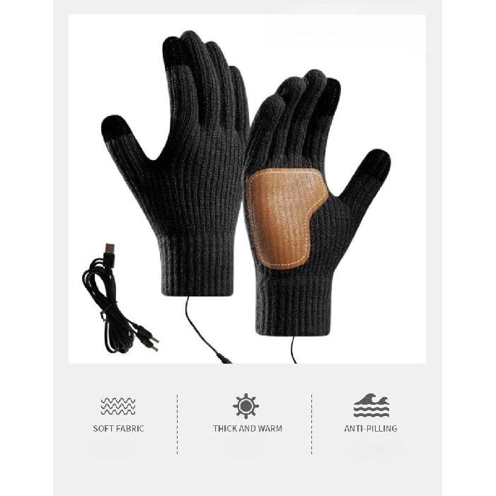Heated Gloves Winter Adult Child Heated Gloves Warm Waterproof Motorcycle Rechargeable Heating Thermal Gloves for Snowmobile