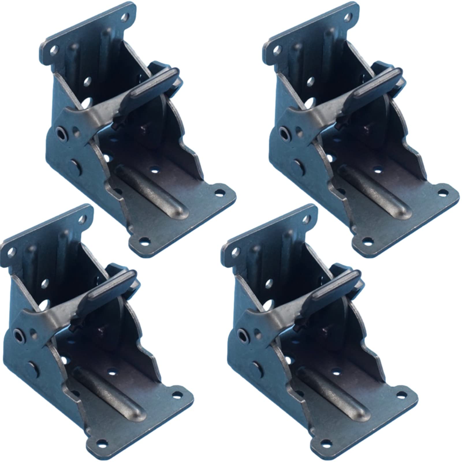 

Rubonarie Folding Legs for Folding Tables, Folding Table Hardware (Gunmetal, 4 Pieces)