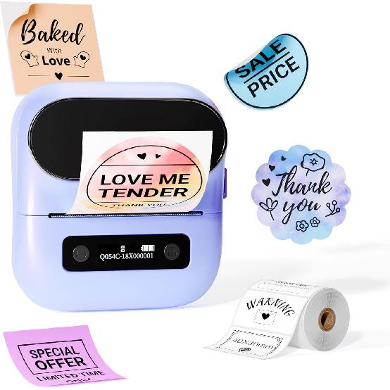 M220 Wireless Label Maker Portable Address Printer for 0.78 To 3.14 Inch Labels, for Home Office and Small Business Organization, Compatible with