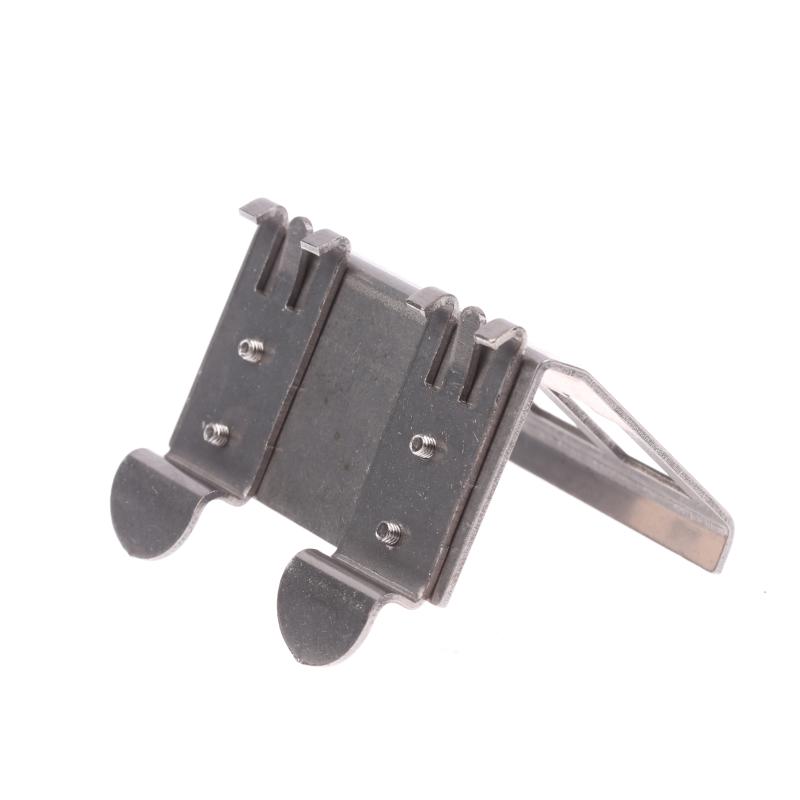 Rj45 3Ports Din Rail Keystone Adapter Jack Holder Network Pass-Through Fixed Rail Auxiliary Tool
