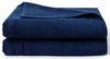 AIFY City Towel Bath Towel Hotel Gentle On Ideal for Single New 60 X Navy 2-Piece Set, Large, Thick, Fluffy, Quick-Drying, Absorbent, Durable, Cotton,