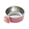 3 Colors Pet Cage Bowl 2-in-1 Pet Feeding Tool Portable Cat Dog Food Dispenser  Rabbit