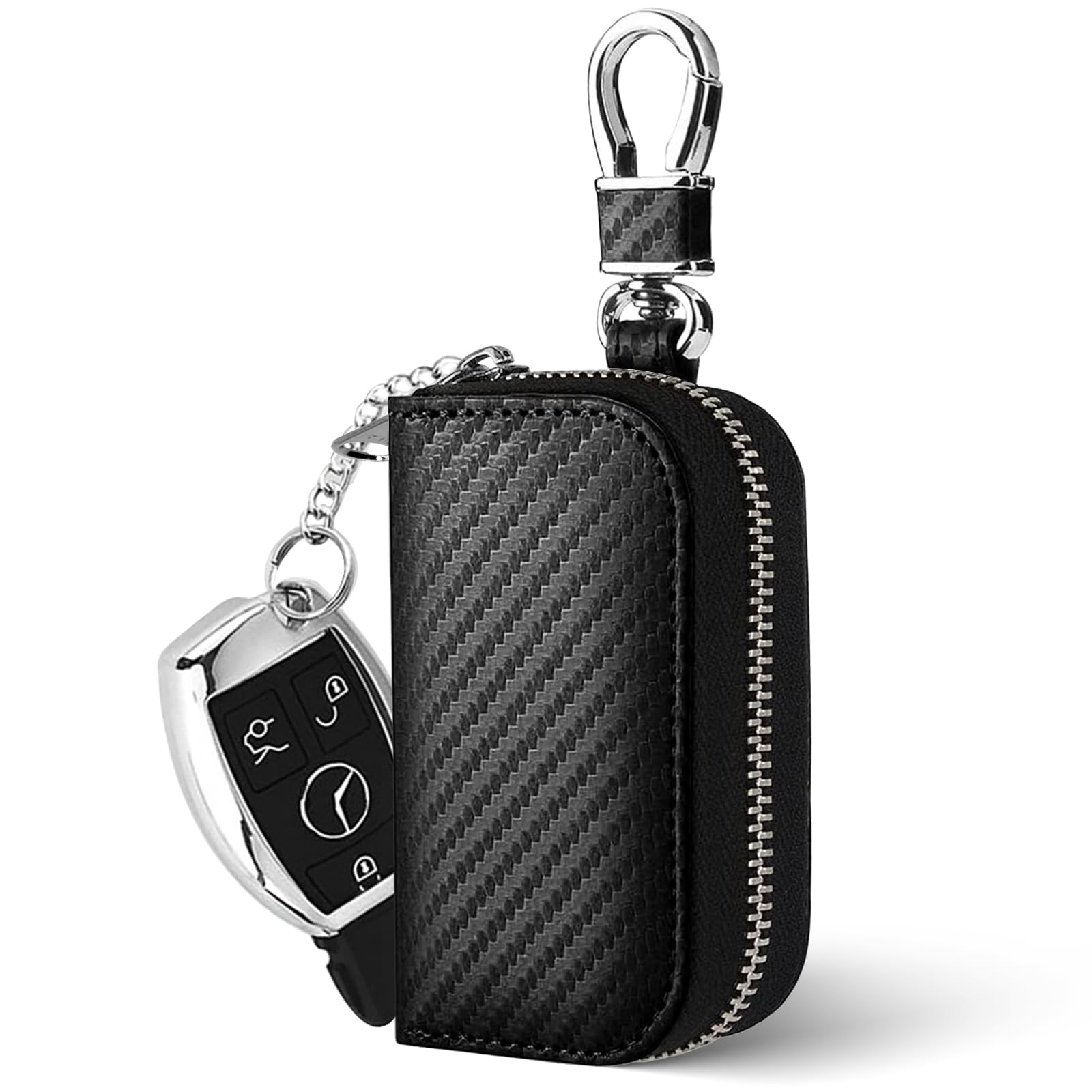 

Чехол для ключей для предотвращения релейной кражи автомобиля с помощью смарт-радиоволн, блокирующий радиоволны, ключ-смарт-ключ, день рождения, совместимый со всеми моделями автомобилей