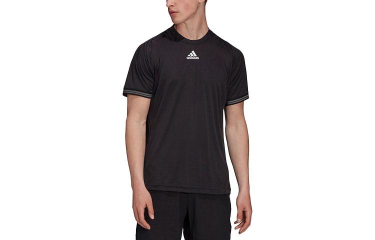 

Adidas T Shirts Men s Black Crew Neck Moderate Straight Fit H50265 XXL