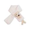 Kids Fall Winter Neck Warmer Bear Soft Plush Warm Scarf for Boys and Girls Outdoor